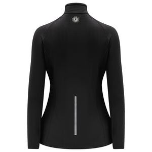 Women's Long Sleeve Thermal Running Top - Black