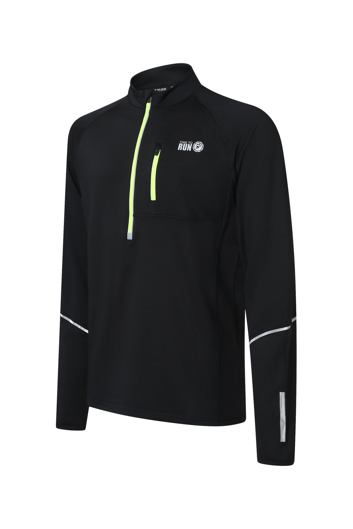 Men’s Thermal Zip Top – Black
