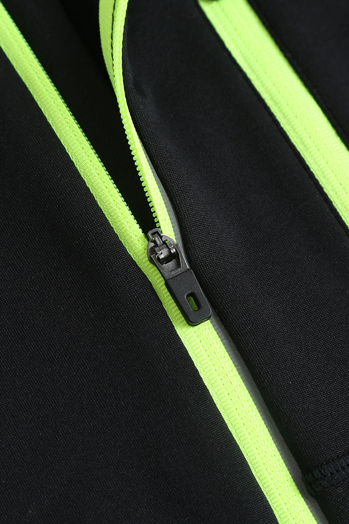 Men’s Thermal Zip Top – Black