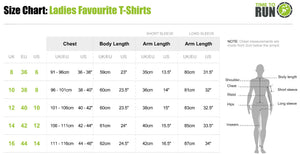 Women's Short Sleeved Running T-Shirt - Black