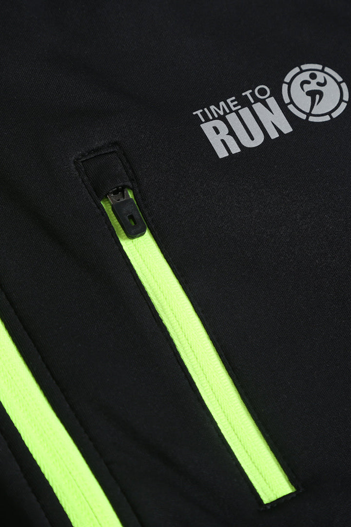 Men's Thermal Jacket - Black/Lime