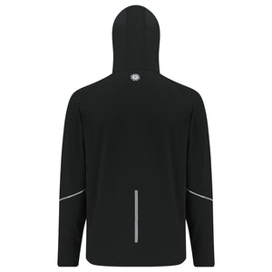 Men's Thermal Running Hoodie Jacket - Black