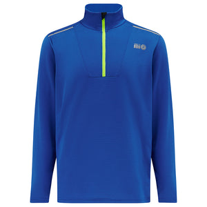 Men's Lightweight Thermal Running Top - Steel Blue