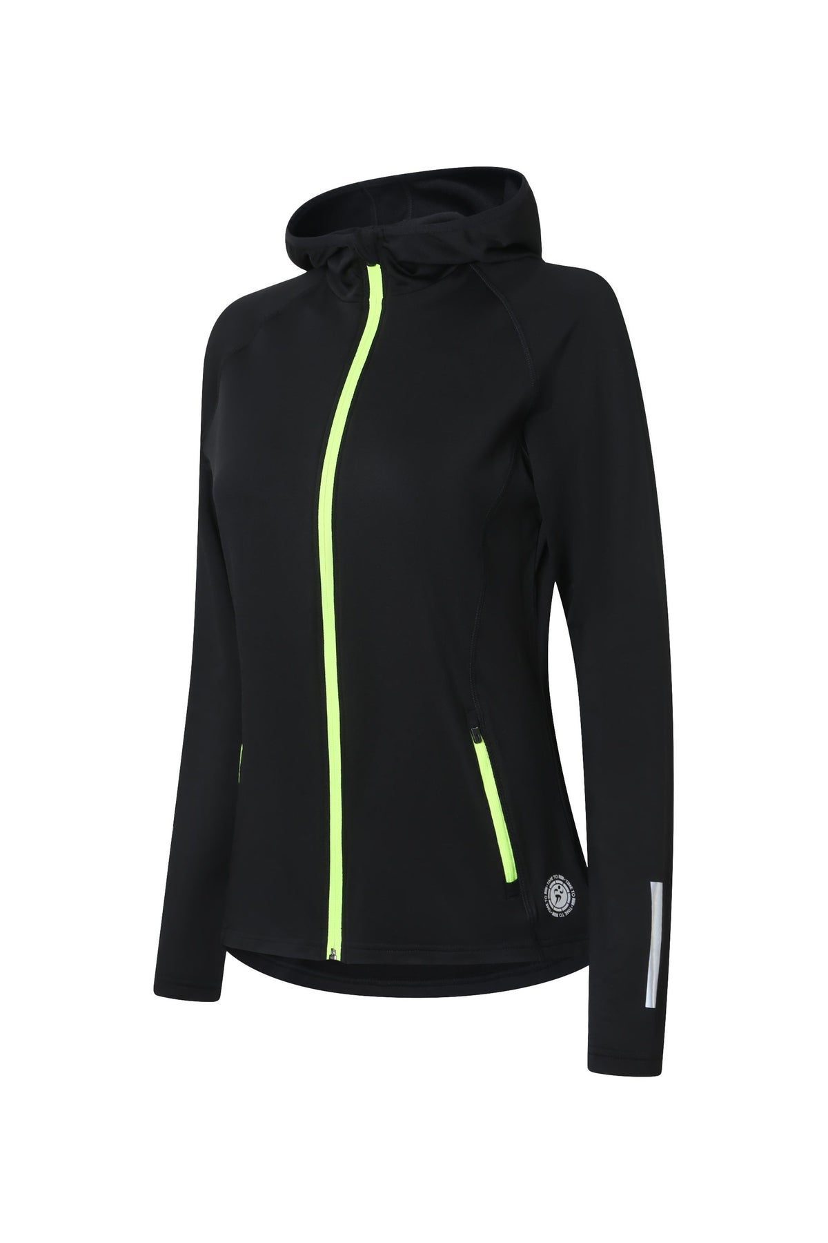 Women's Thermal Jacket – Black/Lime
