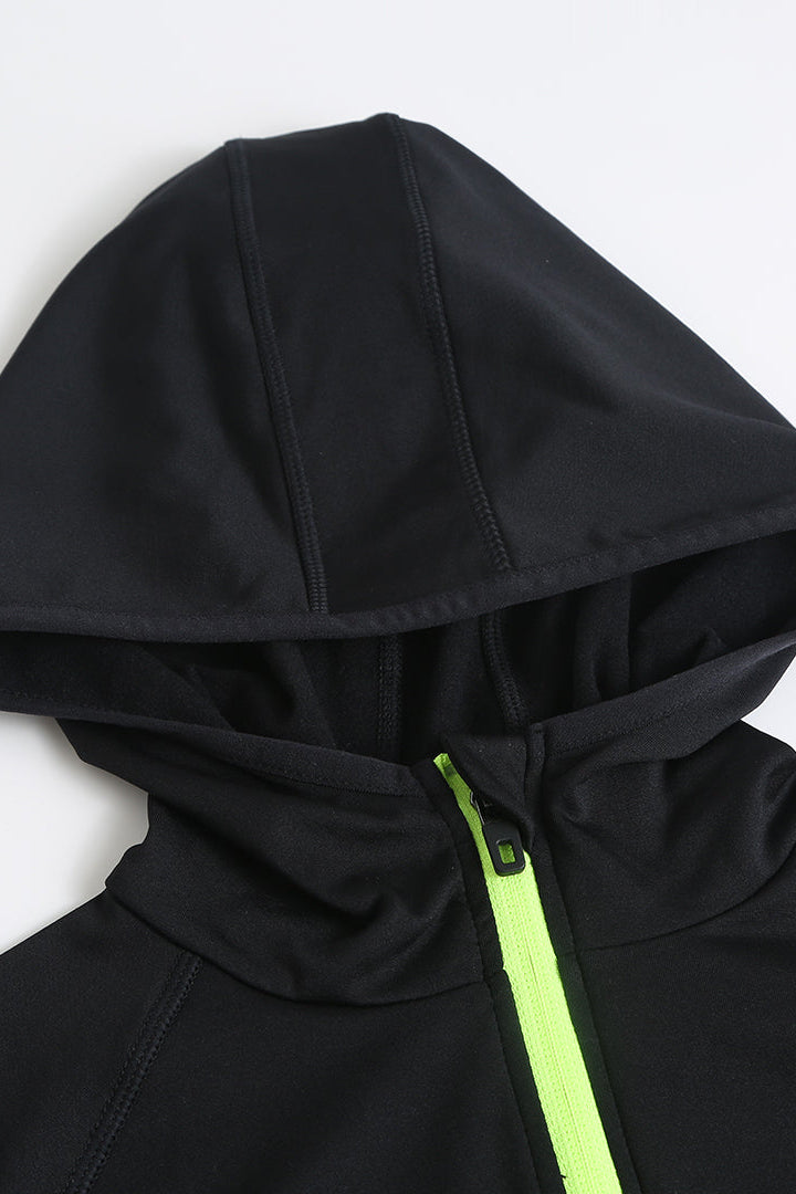 Women's Thermal Jacket – Black/Lime