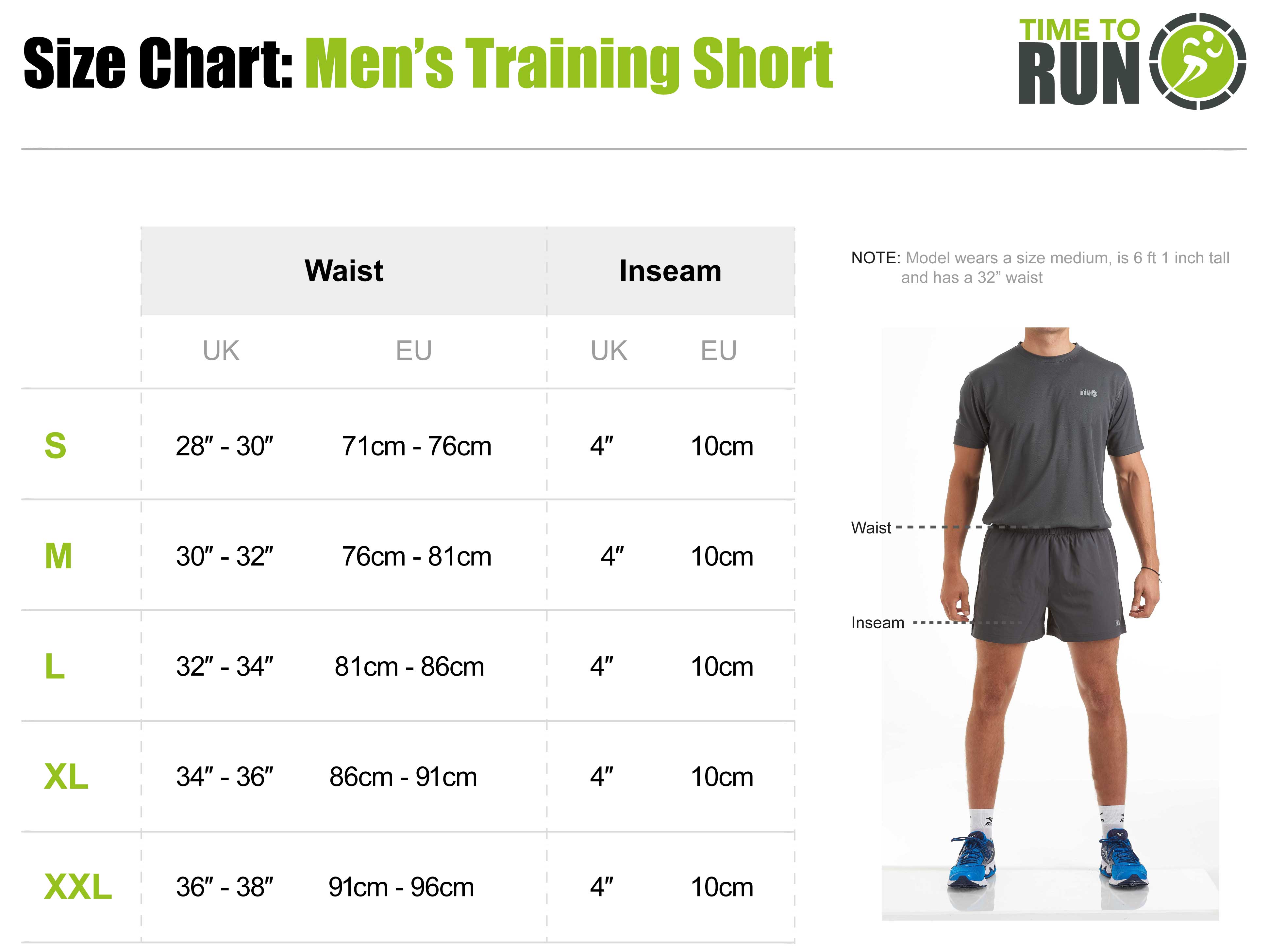 Men's 4" Running & Training Shorts - Green