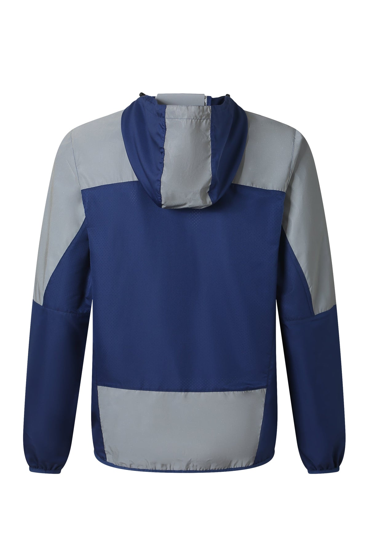 Men's Windproof Reflective Jacket - Navy