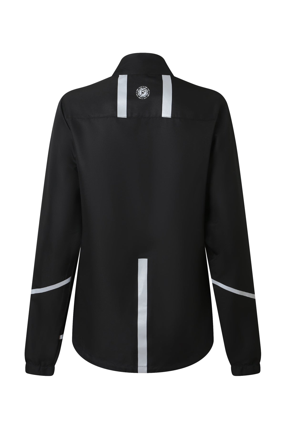 Women's Windproof Jacket - Black/Lime