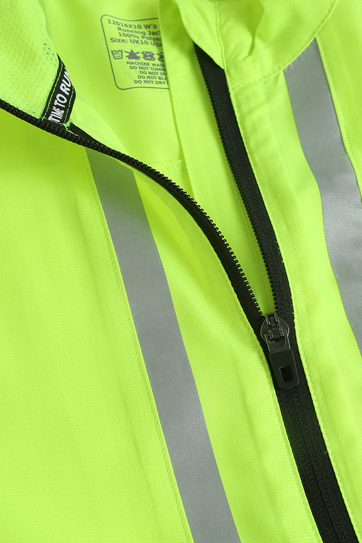Women's Windproof Jacket - Lime Green