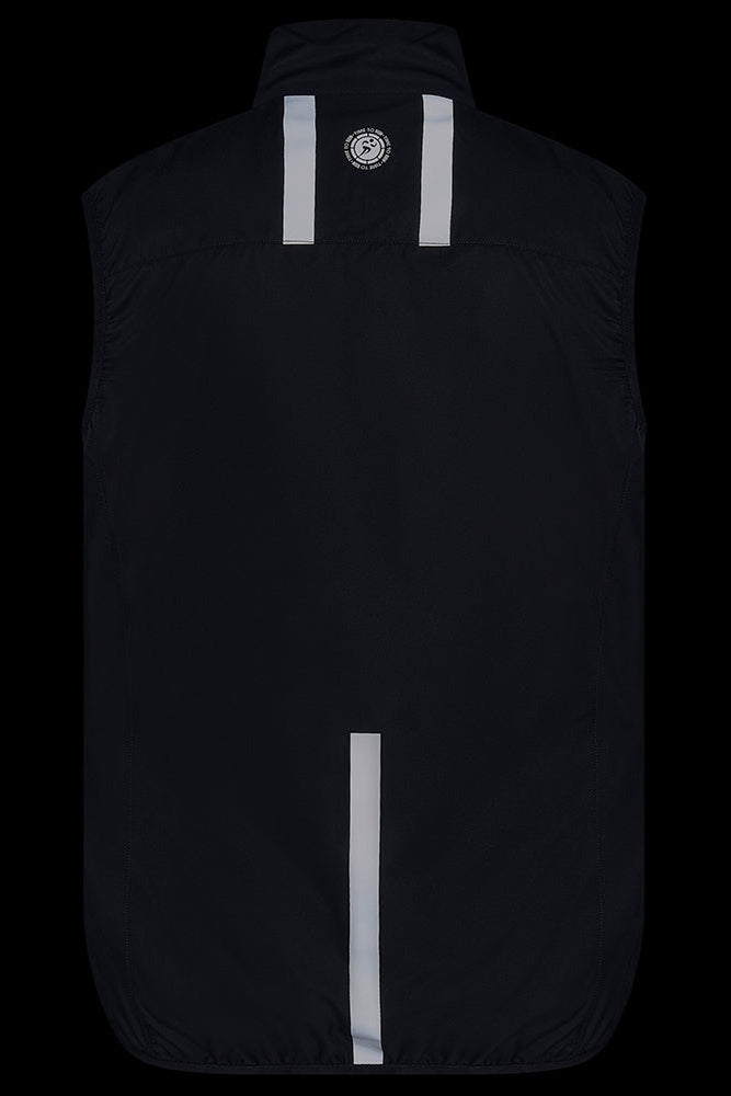 Women's Windproof Gilet - Black