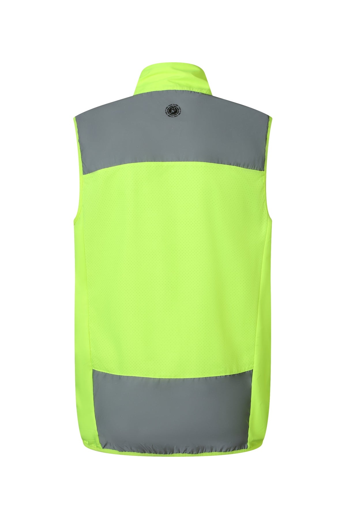 Men’s Reflective Windproof Gilet - Lime Green