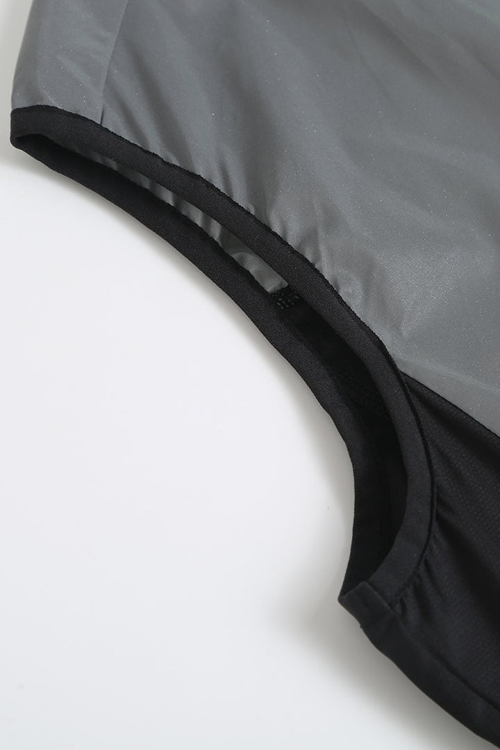 Women's Reflective Windproof Gilet - Black