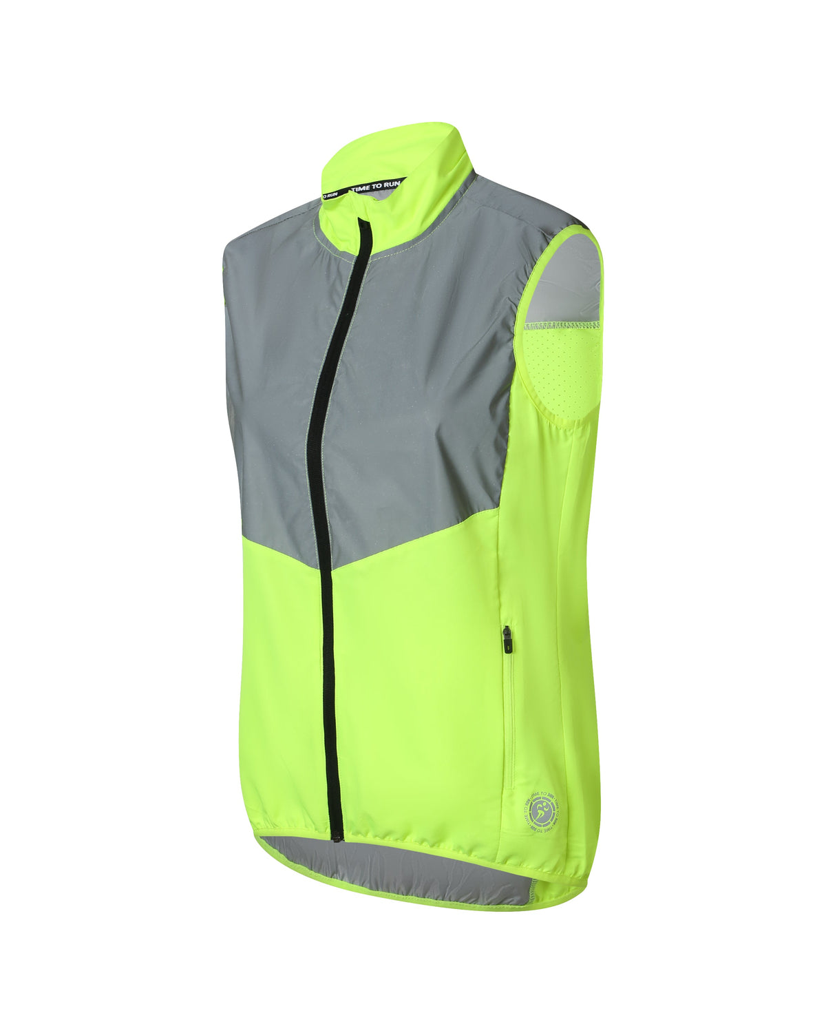 Women's Reflective Windproof Gilet - Lime