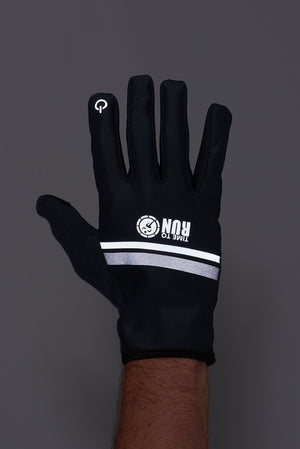 Windproof Pro Spirit Reflective Running/Cycling Glove-Charcoal Grey