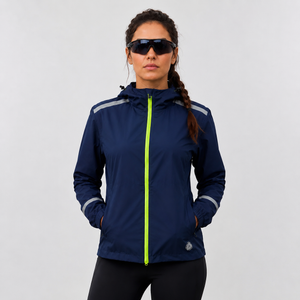 Women's Waterproof Jacket - Navy Blue