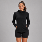 Women's Thermal Running Hoodie - Black