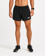 Men's 2.5" Shorts - Black/Orange