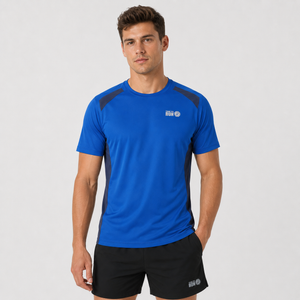 Men's Short Sleeve Running T-Shirt - Blue