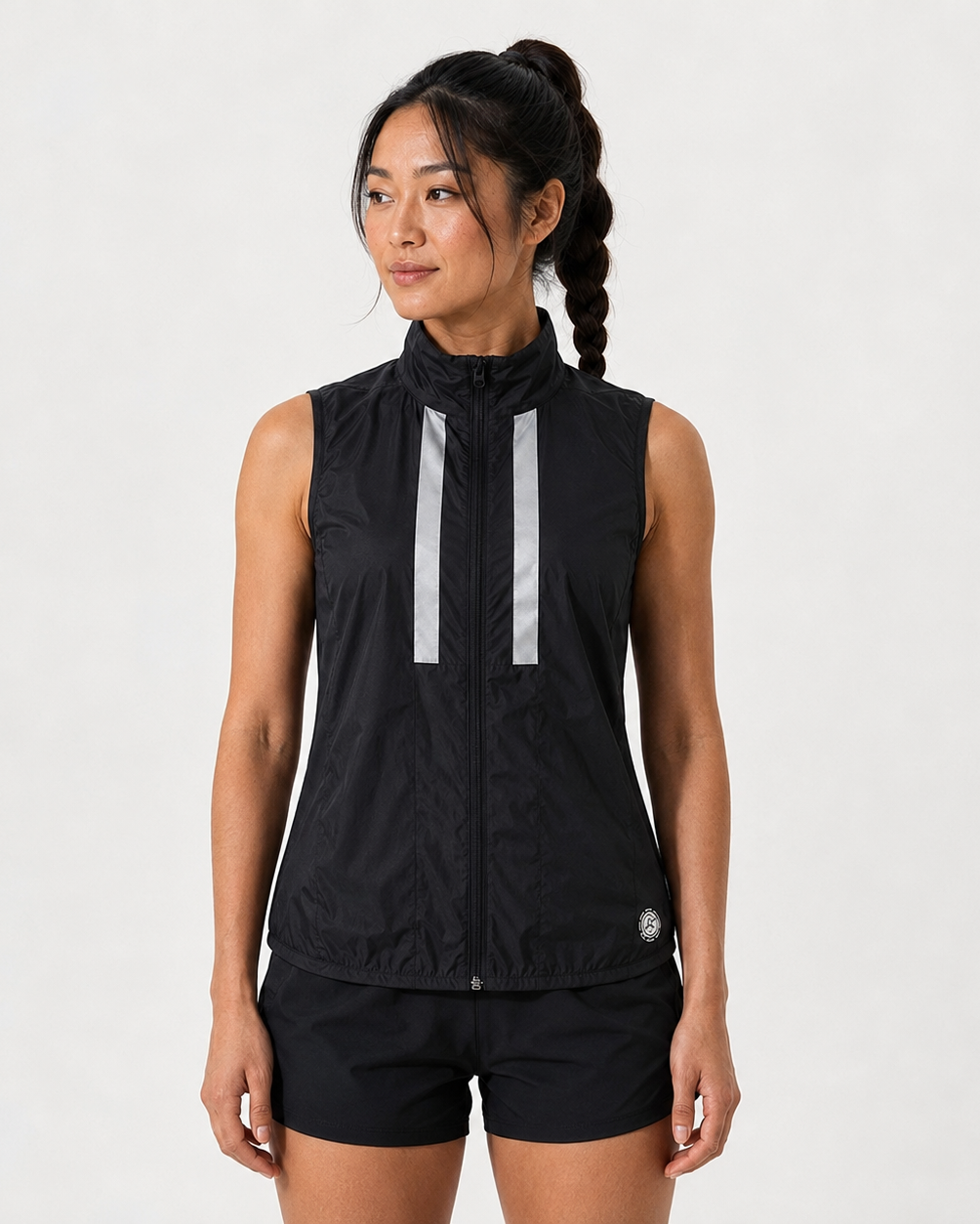 Women's Windproof Gilet - Black