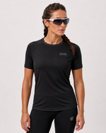 Women's Short Sleeve Running T-Shirt - Black