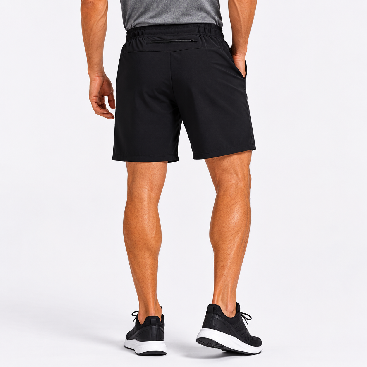 Men's 2-in-1 Shorts - Black