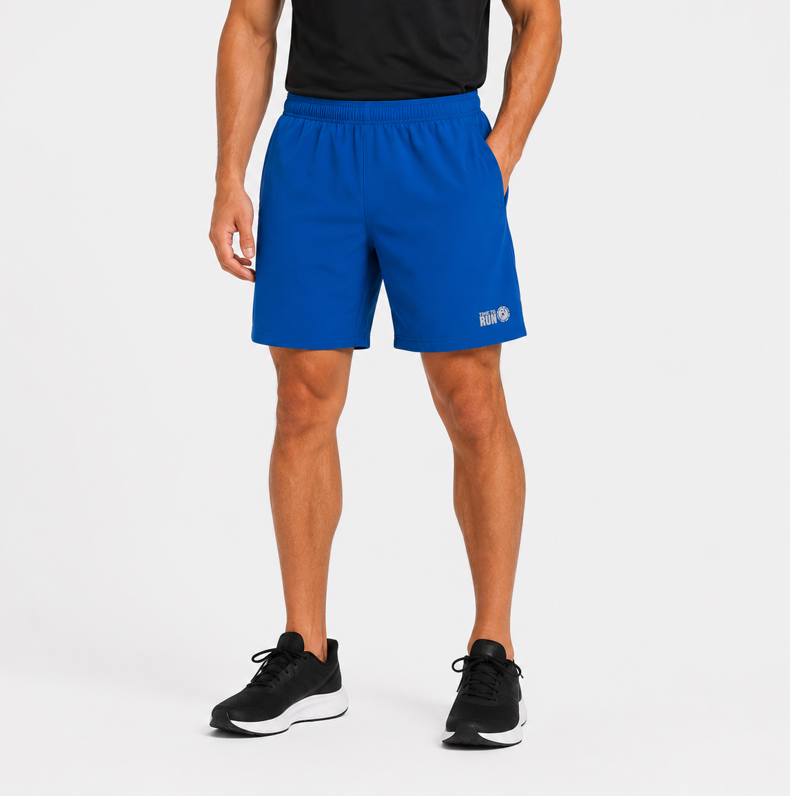 Men's 2-in-1 Shorts - Steel Blue