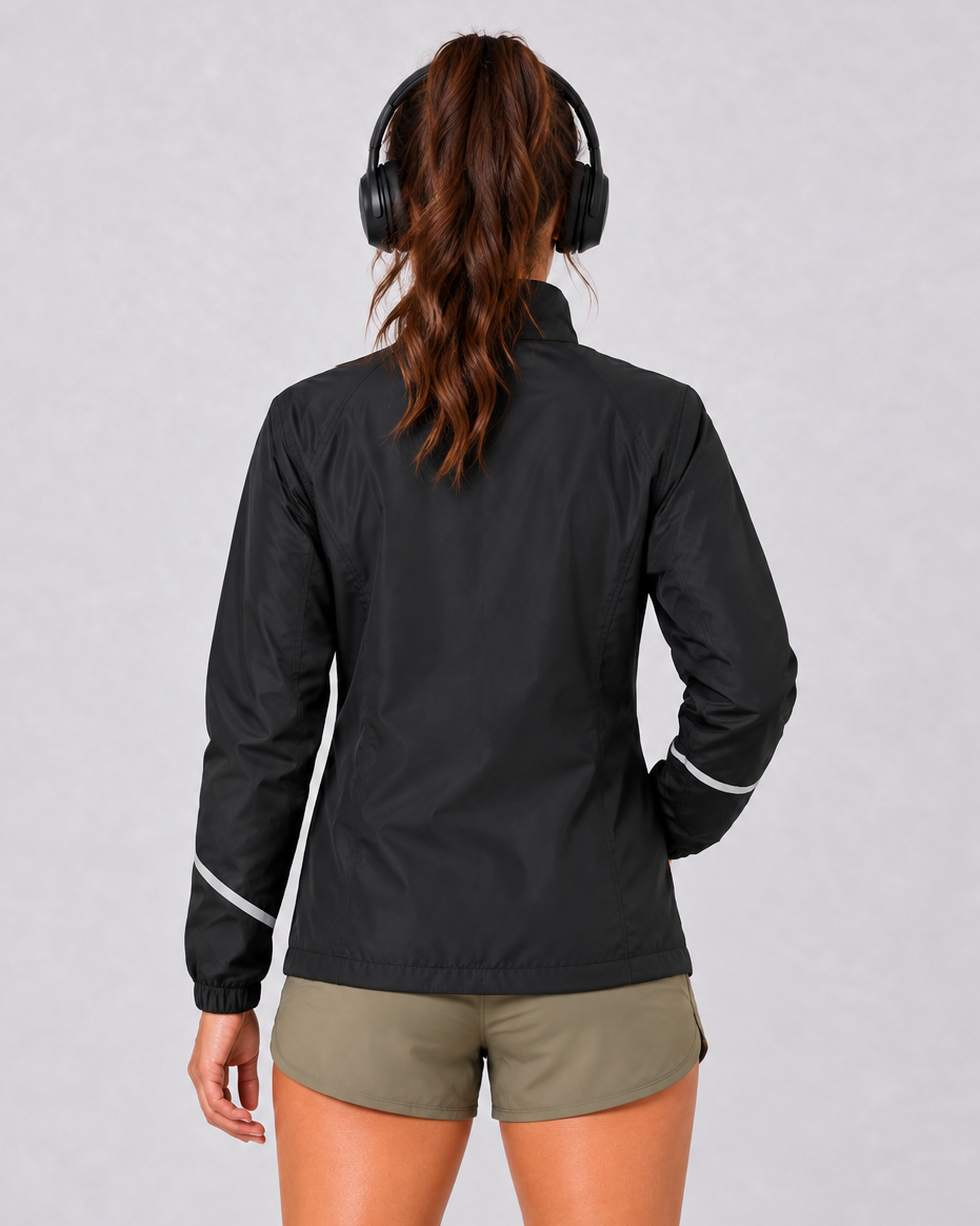 Women's Windproof Jacket - Black