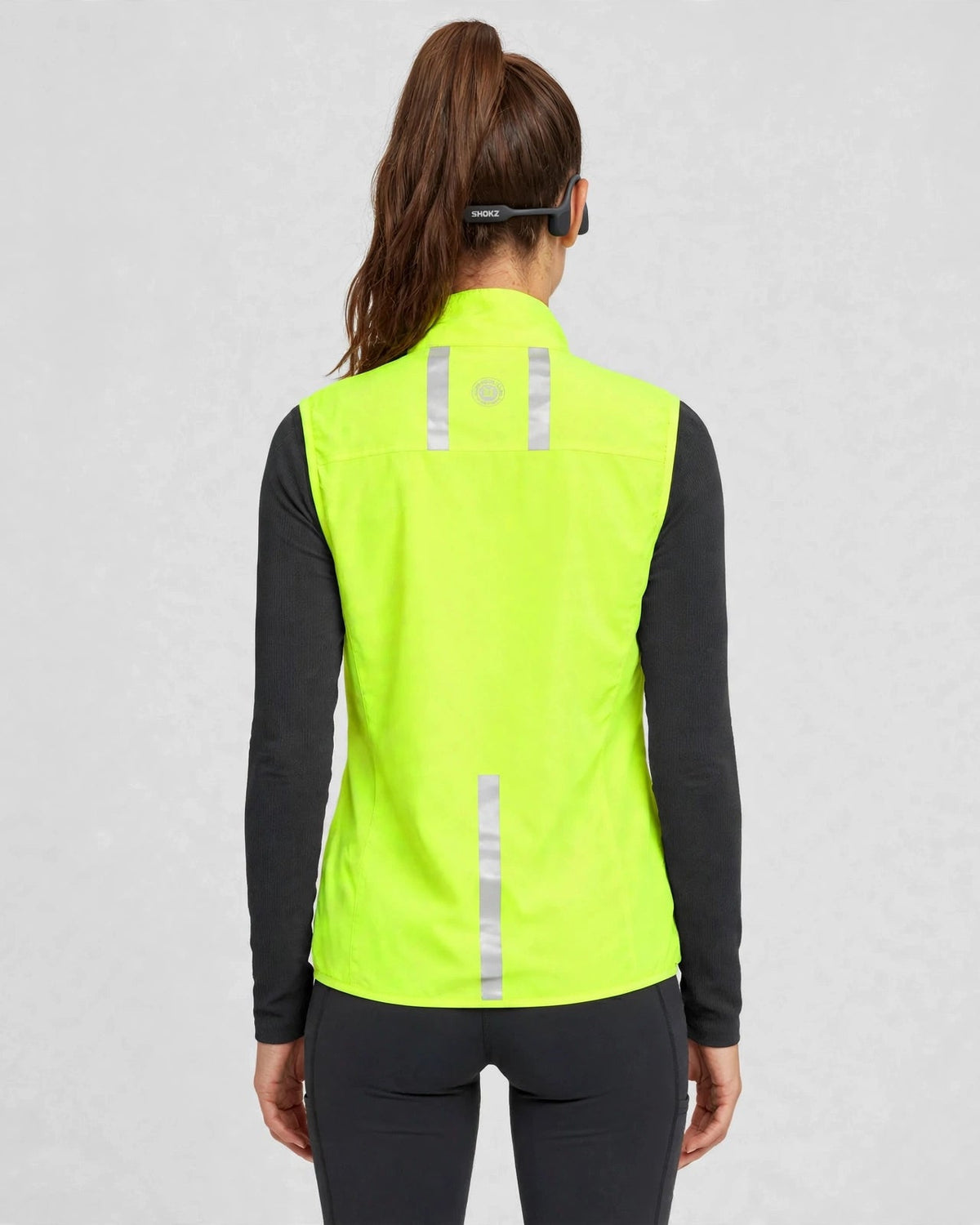 Women's Windproof Gilet - Lime Green