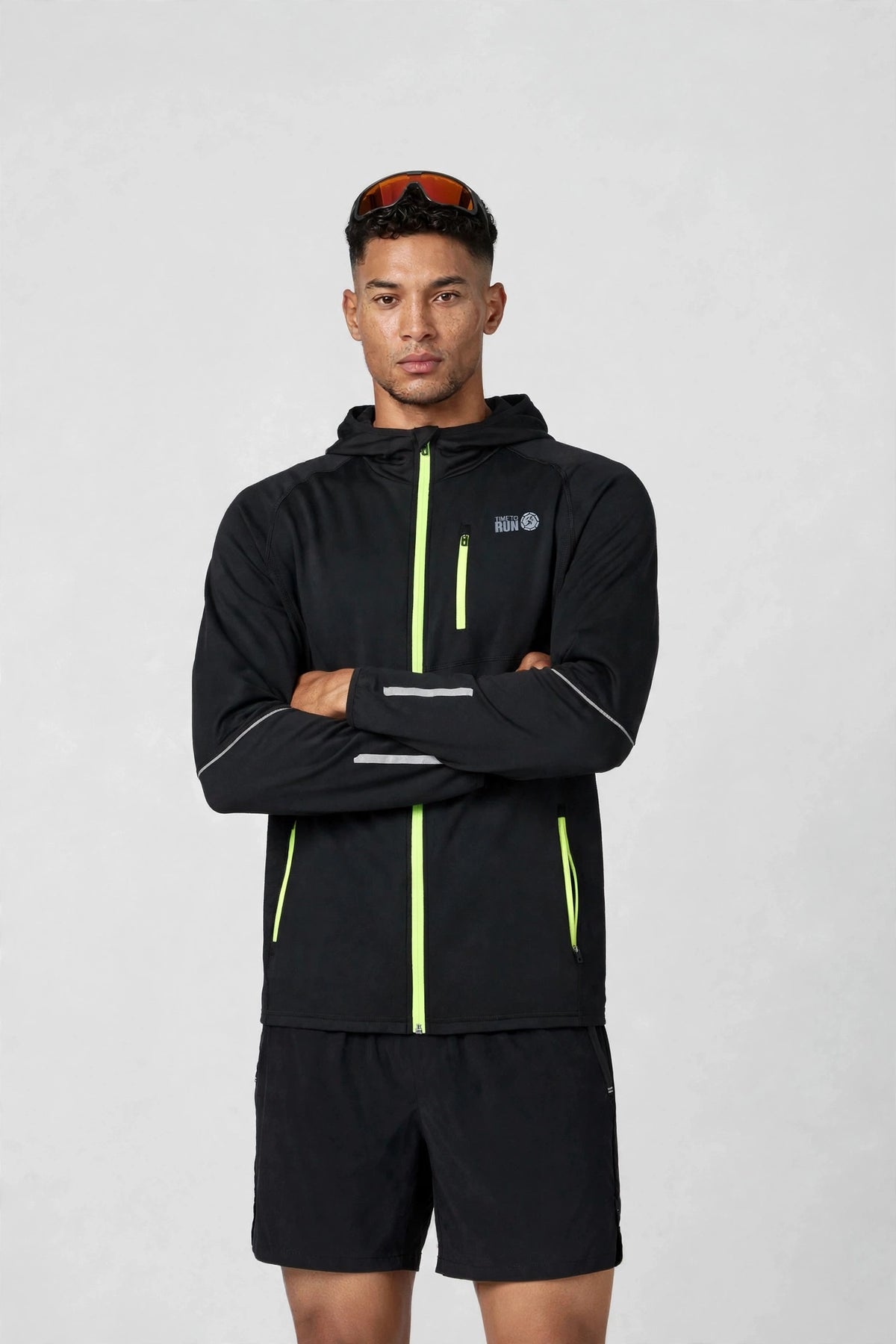 Men's Thermal Jacket - Black/Lime