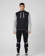 Men's Reflective Tights - Black/Lime