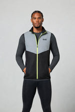 Men’s Reflective Windproof Gilet - Black