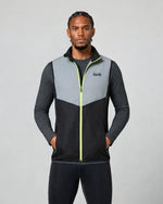 Men’s Reflective Windproof Gilet - Black