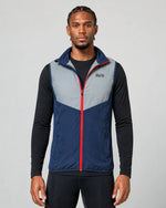 Men’s Reflective Windproof Gilet - Navy