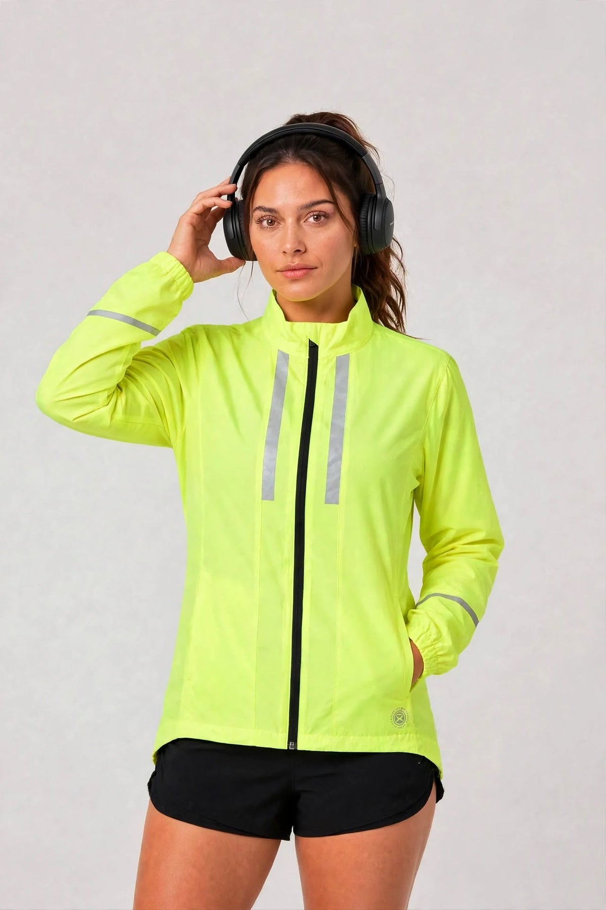 Women's Windproof Jacket - Lime Green