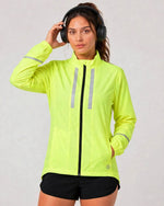 Women's Windproof Jacket - Lime Green