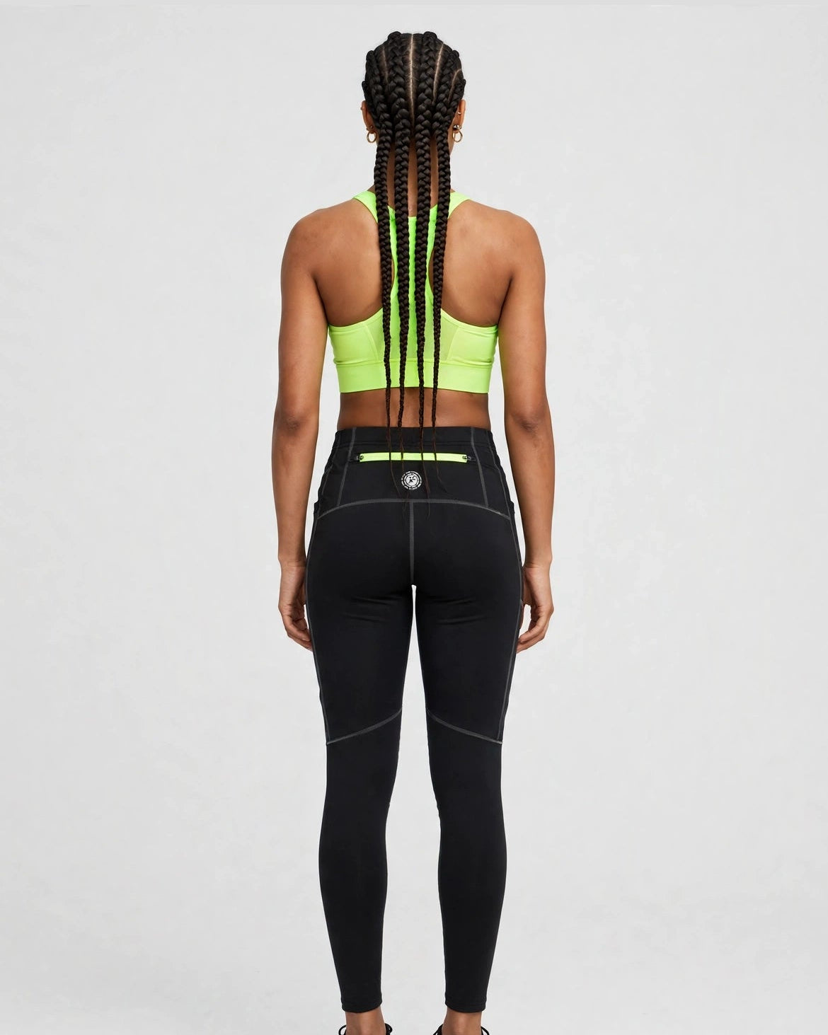 Women's Pro Spirit Running Tights - Black