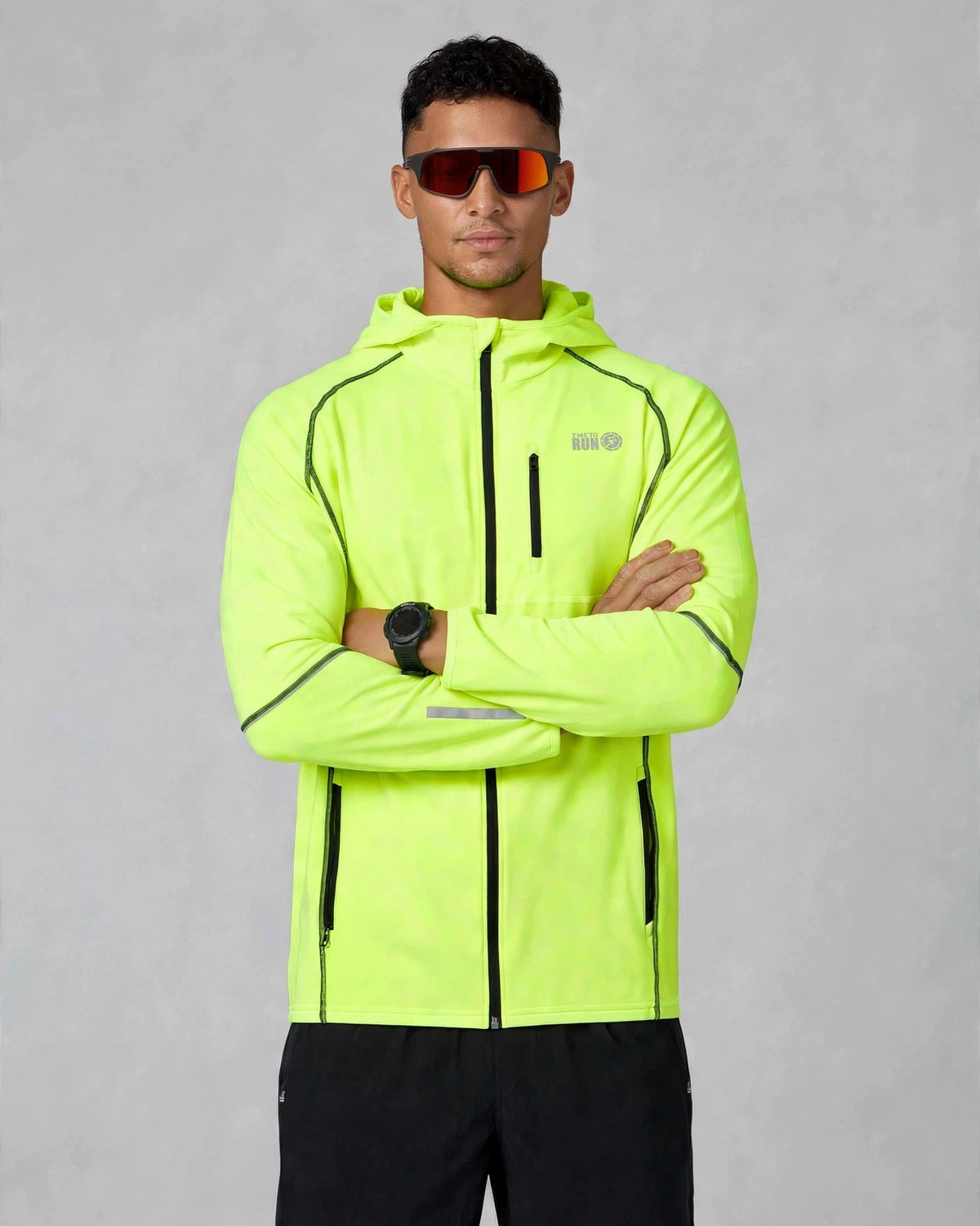 Men's Thermal Jacket - Lime Green