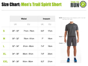 Men's Trail Running Shorts - Navy Blue