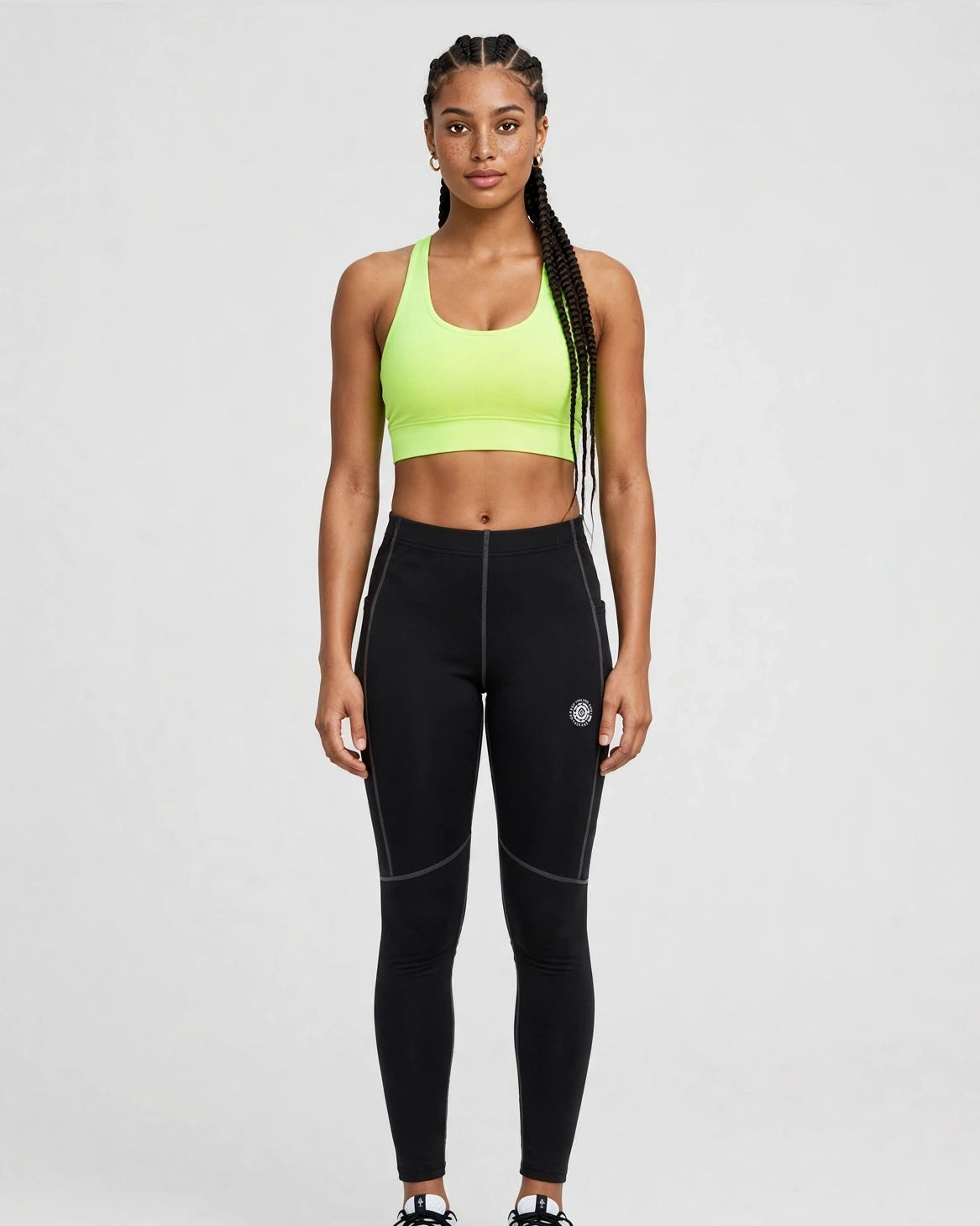 Women's Pro Spirit Running Tights - Black