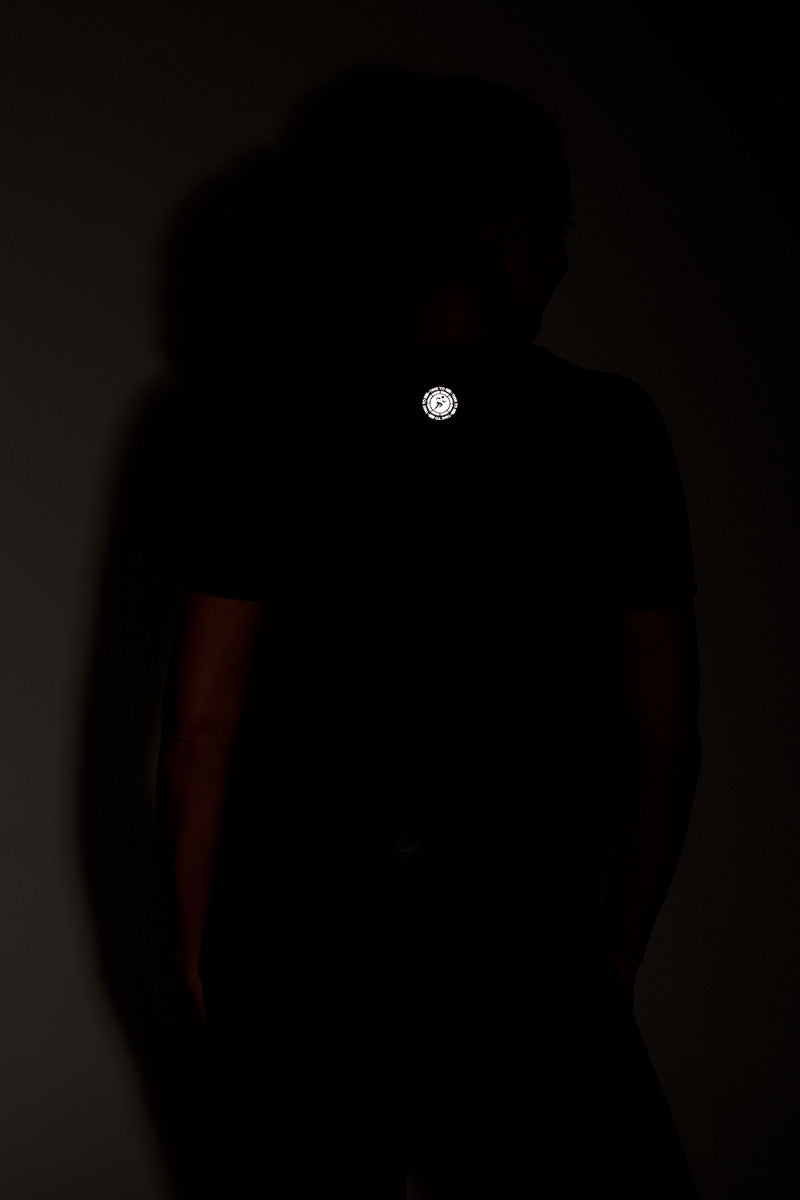 Women's Spirit Short Sleeved Training Running T Shirt-MIdnight-Charcoal