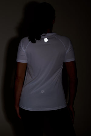 Women's Short Sleeve Running T-Shirt - White