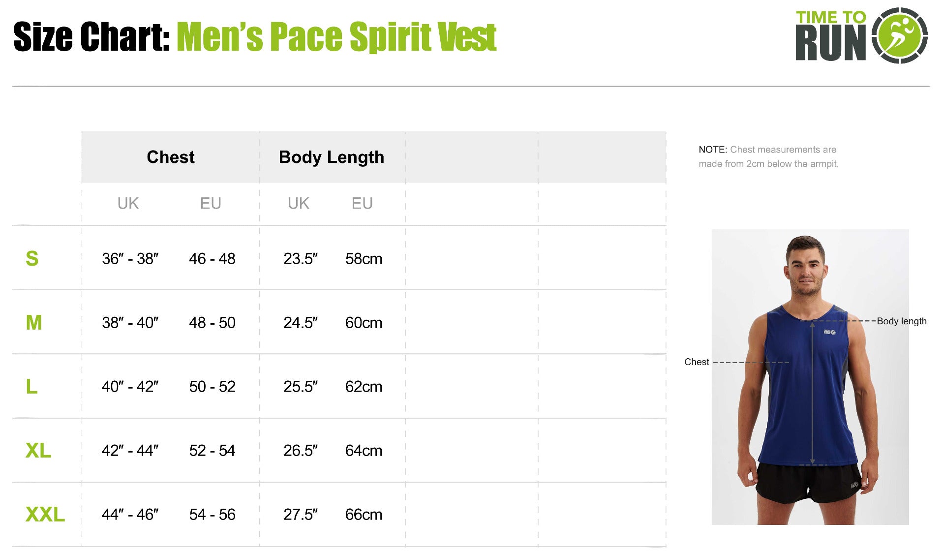 Men's Custom Running Vest Lime