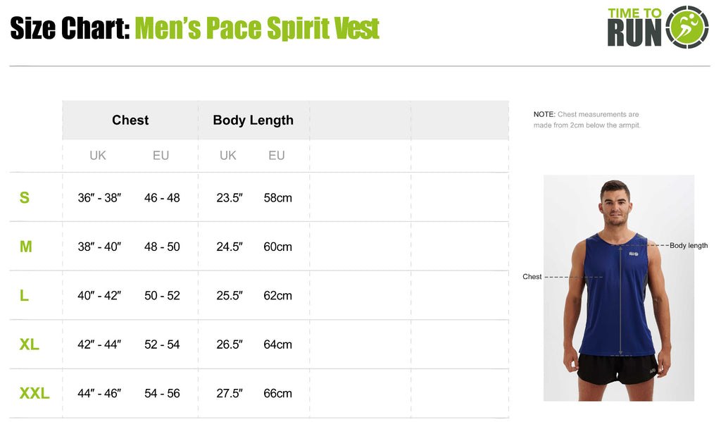 Men's Short Sleeve Running Vest – Grey