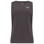 Men's Short Sleeve Running Vest - Grey