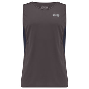 Men's Short Sleeve Running Vest - Grey