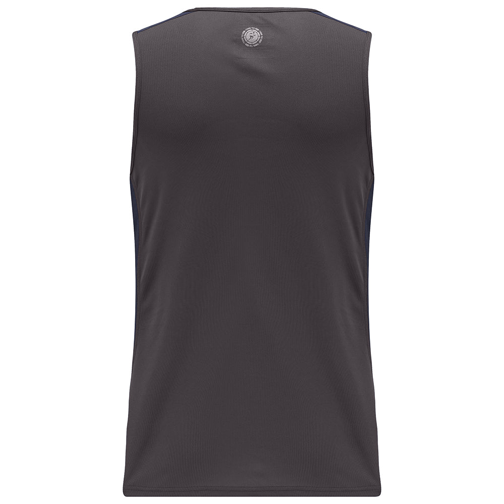 Men's Short Sleeve Running Vest – Grey