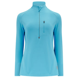 Women's Long Sleeve Thermal Running Top - Light Blue