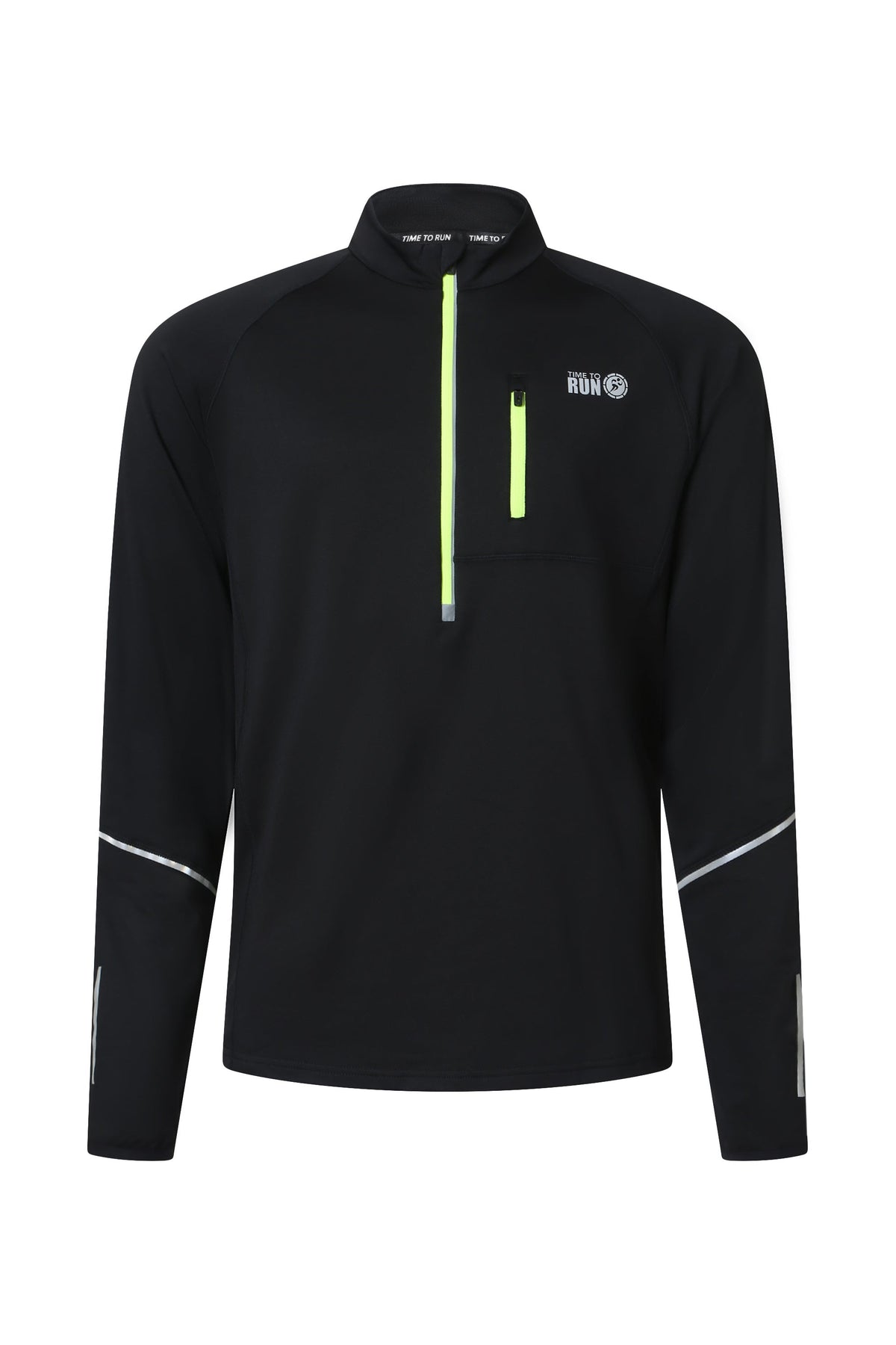 Men’s Thermal Zip Top – Black