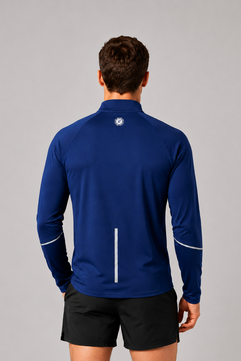 Men's Long Sleeve Thermal Top - Navy