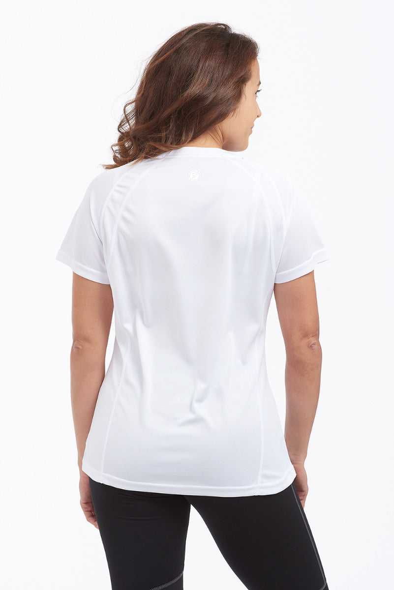 Women's Favourite Short Sleeved Running T Shirt-White